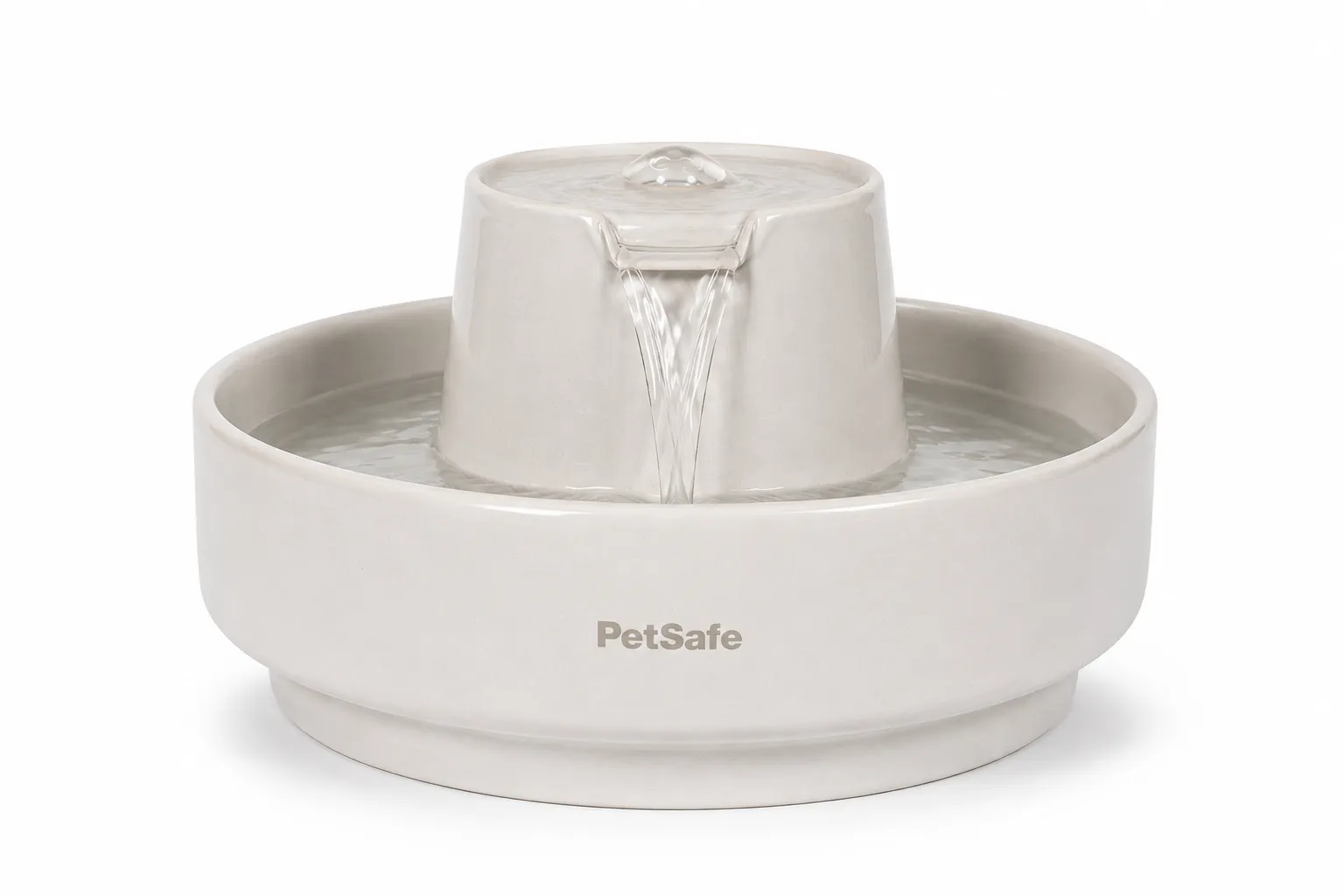 Breite Edelstahl-Trinkschale und Wasserfluss des FEELNEEDY FN-W18